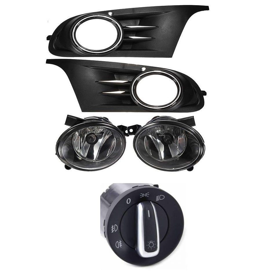 Vw golf 6 sis lambası farı ve far sis anahtarı 2009+