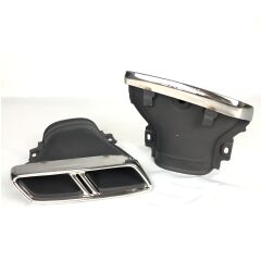 Mercedes w213 e63s amg egzoz ucu krom set