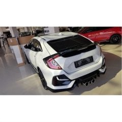 Honda civic fk7 hb dto spoiler siyah boyalı 2016 / 2020