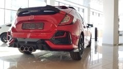 Honda civic fk7 hb dto spoiler siyah boyalı 2016 / 2020