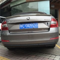 Skoda octavia bagaj üstü spoiler yarasa model pianoblack 2013 /20