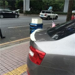 Skoda octavia bagaj üstü spoiler yarasa model pianoblack 2013 /20