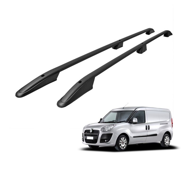 Fiat doblo 2 maxi tavan çıtası port bagaj taşıyıcı uzun siyah 2010 / 2015