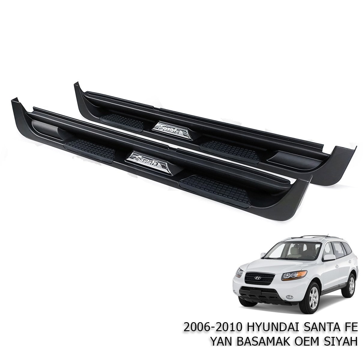 Hyundai santa fe yan basamak koruma marşbiyel 2007 / 2013