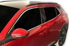 Opel grandland cam çerçevesi kenar çıtası krom tamtur 2017+ 14 parça