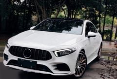 Mercedes w177 gtr ön panjur ızgara seti siyah telli 2018+ a serisi