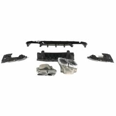 Mercedes w213 c238 e63 arka tampon difüzör ve egzoz ucu e coupe 2013+