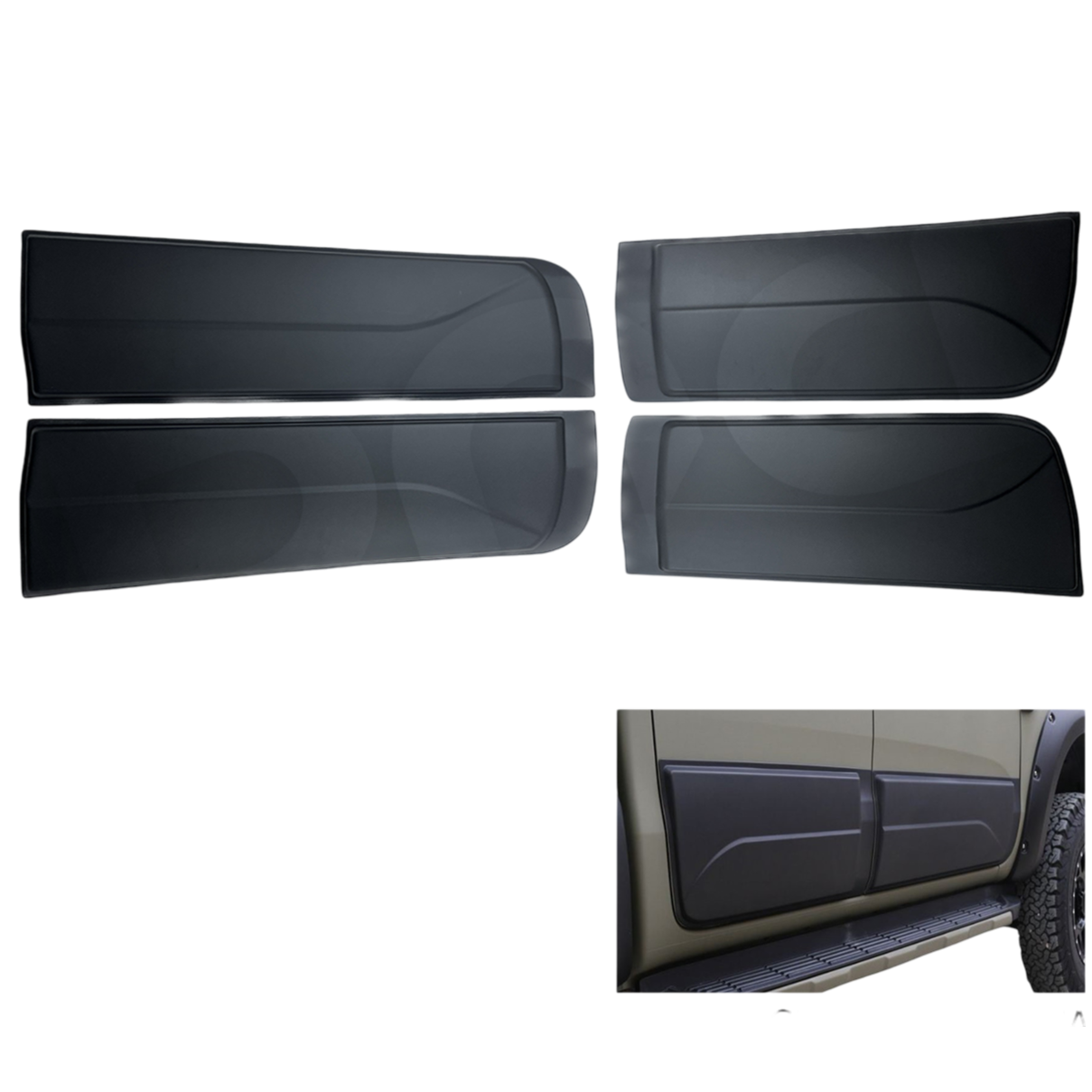 Ford ranger kapı bandı gövde koruma kaplaması siyah 2012 / 2021