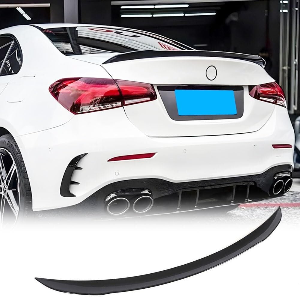 Mercedes w177 sedan bagaj üstü spoiler pianoblack boyalı 2018+