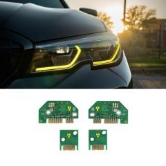 Bmw g20 angel led modülü sarı 2019 / 2022 drl led laser far uyumlu