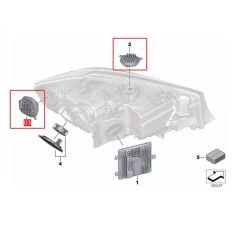 Bmw g20 angel led modülü sarı 2019 / 2022 drl led laser far uyumlu