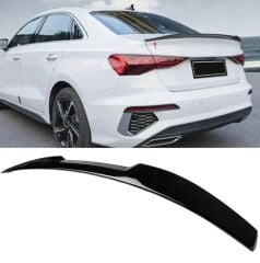 Audi a3 8y sedan bagaj üstü spoiler votex pianoblack yarasa 2021+