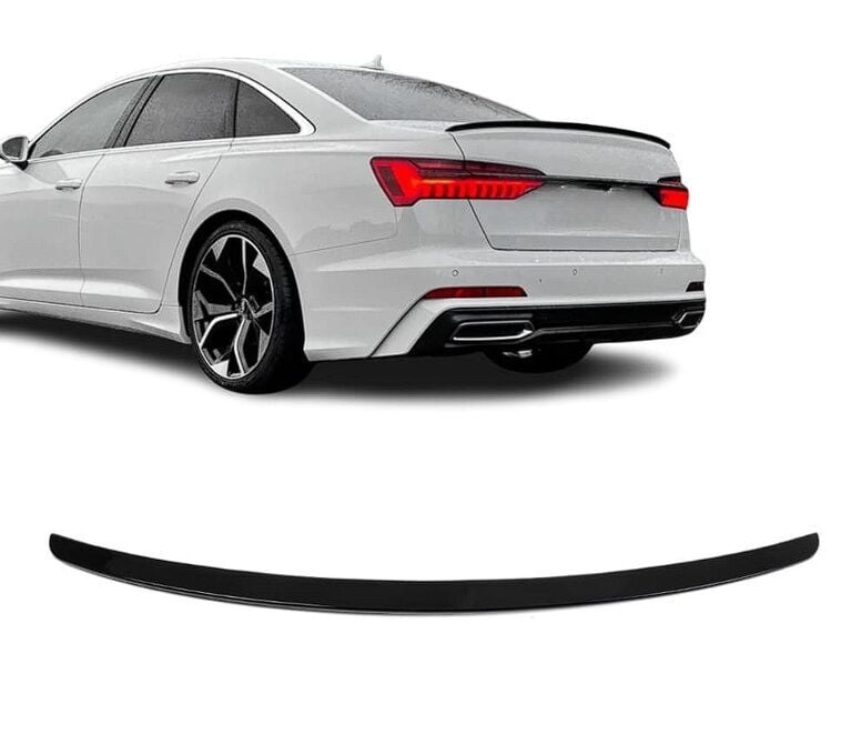 Audi a6 c8 votex bagaj üstü spoiler yarasa model pianoblack2019+