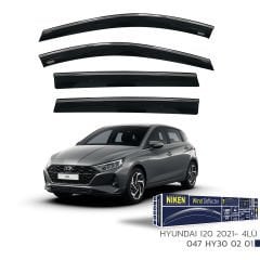 Hyundai i20 cam rüzgarlığı kromlu 2021+ niken