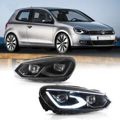 Vw golf 6 ön far lambası 8,5 dizayn led 2009 / 2013