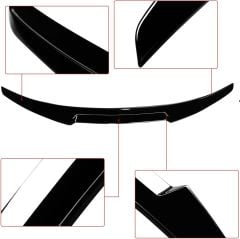 Bmw g23 m4 yarasa bagaj üstü spoiler siyah boyalı plastik 2021+