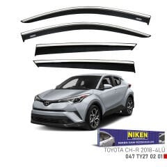 Toyota chr cam rüzgarlığı kromlu niken 2018 / 2024