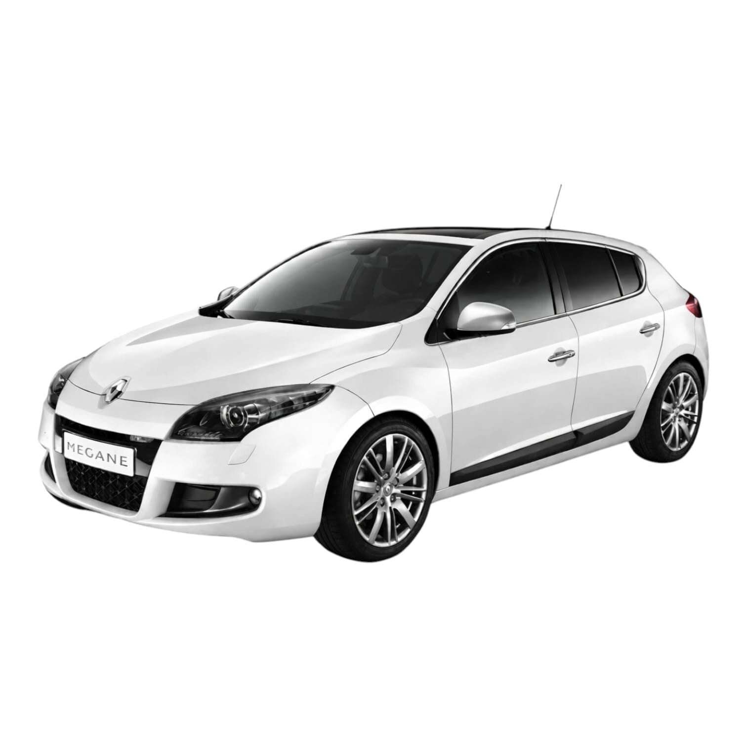 Renault megane 3 cam çerçevesi kenar çıtası krom tamtur 12 parça 2009 / 2015