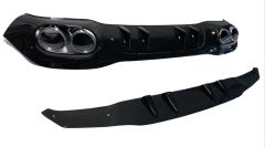 Mercedes w177 hb arka tampon difüzörü ve egzoz seti 2019+