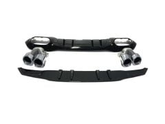 Mercedes w177 hb arka tampon difüzörü ve egzoz seti 2019+