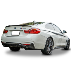 Bmw F32 m4 bagaj üstü spoiler yarasa siyah boyalı plastik