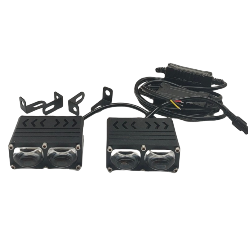 Offroad sis lambası 7.2 x 5.6 x 3cm 2 led beyaz 45w sarı 45w 12-80v /  LASS397