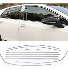 Vw golf 8 cam çerçevesi kenar çıtası krom tamtur 2021+ 12 parça