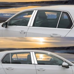 Vw golf 8 cam çerçevesi kenar çıtası krom tamtur 2021+ 12 parça