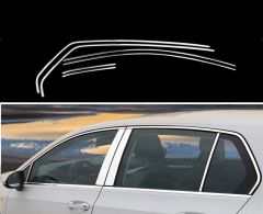 Vw golf 8 cam çerçevesi kenar çıtası krom tamtur 2021+ 12 parça