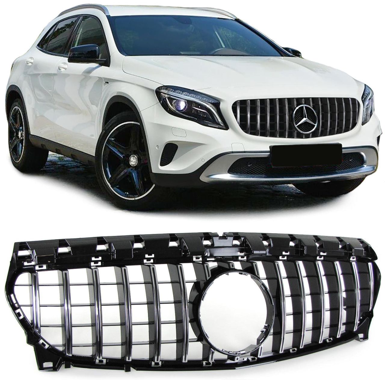 Mercedes gla gtr ön panjur ızgara seti amg X156