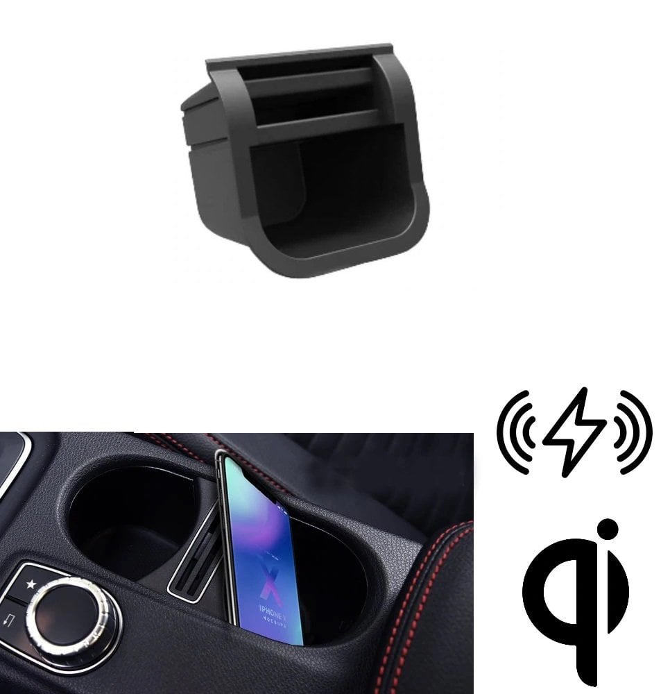 Mercedes cla kablosuz şarj ünitesi cihazı standı w117