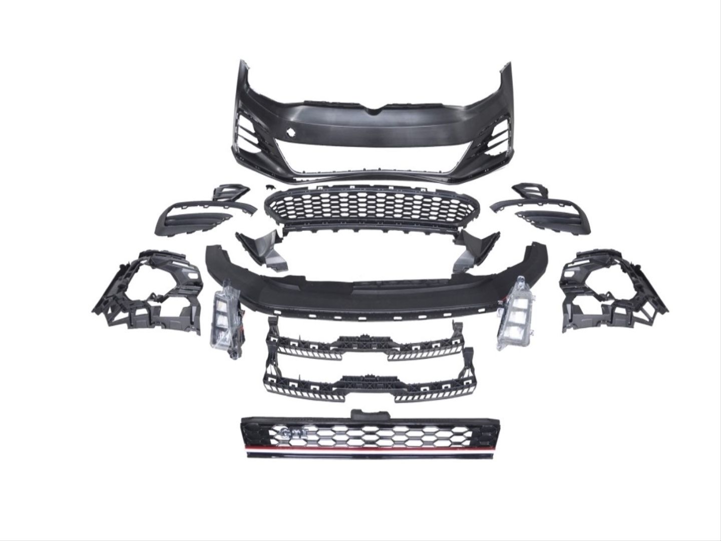 Vw golf 7 gti ön tampon ve panjur seti 7,5 model 2012+