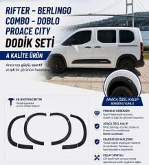 Toyota proace city dodik çamurluk kaplama çıtası bantı 2019+