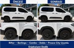 Toyota proace city dodik çamurluk kaplama çıtası bantı 2019+