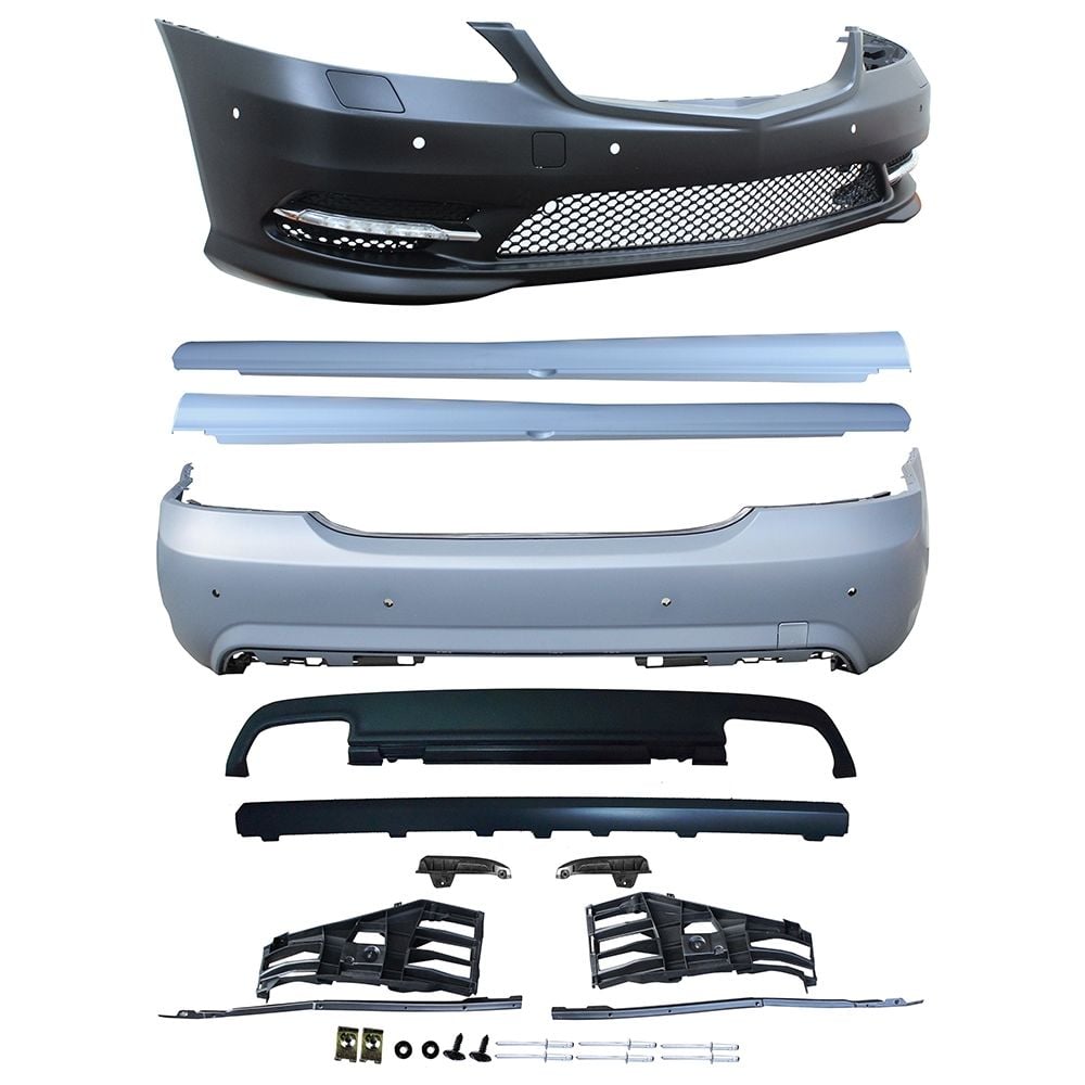 Mercedes w221 amg body kit tampon seti