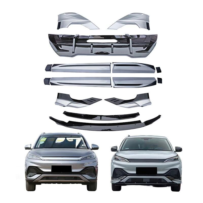 Byd atto 3 body kit tampon ekleri seti pianoblack