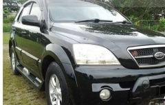 Kia sorento yan basamak marşbiyel koruma siyah 2007 / 2009