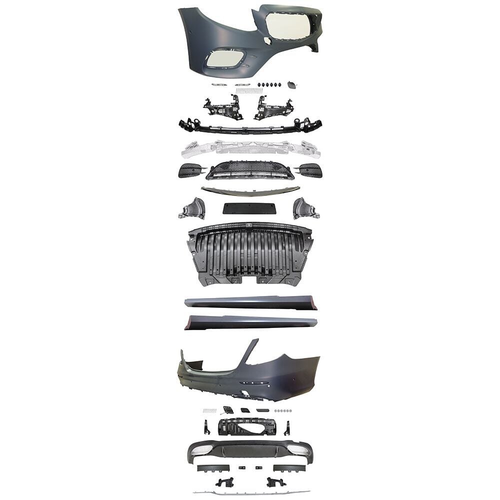 Mercedes w213 amg body kit tampon seti 2016+