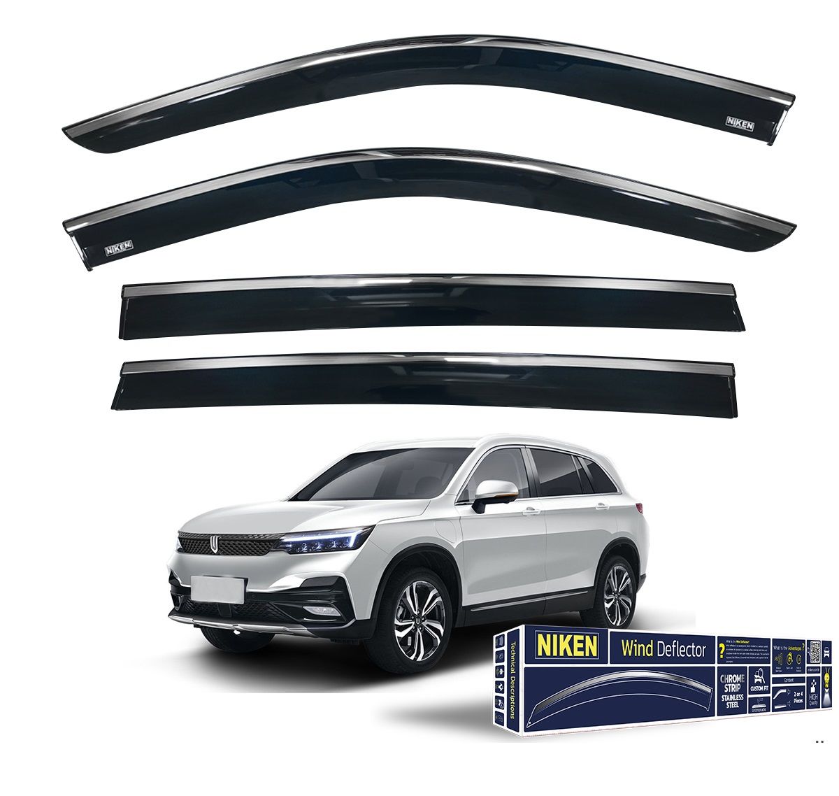 Skywell ets cam rüzgarlığı kromlu 2021+  niken