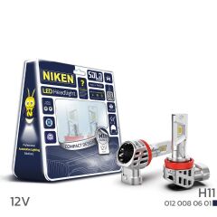 H11 led xenon far ampulü seti niken solo 7600lm