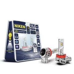 H11 led xenon far ampulü seti niken solo 7600lm
