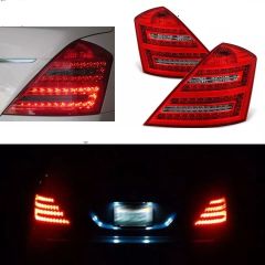 Mercedes w221 stop lambası seti ledli facelift dizayn