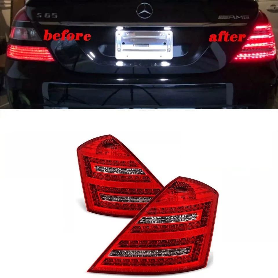 Mercedes w221 stop lambası seti ledli facelift dizayn