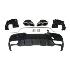 Mercedes gle63 coupe difüzör ve egzoz ucu seti c292