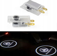 Mercedes w124 kapı altı ışık lazer led logo hoşgeldin aydınlatması