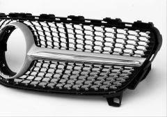 Mercedes w176 diamond amg ön panjur ızgara seti 2016+ gri a serisi