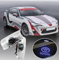 Toyota gt86 kapı altı ışık lazer led logo hoşgeldin aydınlatması