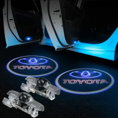Toyota land cruiser kapı altı ışık lazer led logo hoşgeldin aydınlatması