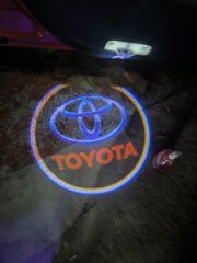 Toyota land cruiser kapı altı ışık lazer led logo hoşgeldin aydınlatması