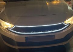 Fiat egea ledli m5 ön panjur ızgara pianoblack 2016+